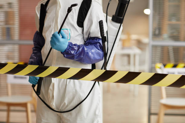 Professional Biohazard Cleanup technician working in Ostrander, OH